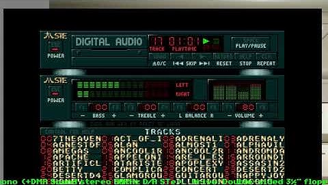 Atari STe - 4 channel module played by Atari STe
