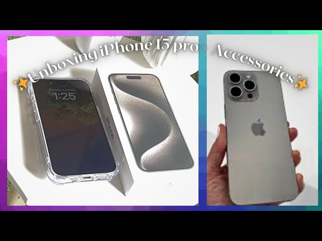 Picking up my iPhone 15 Pro Natural Titanium 😎.#iphone15  #iphone15pro #iphone15promax #iphone15plus #apple #iphone ##unboxing, SuperSaf, Tollan Kim · Aesthetic