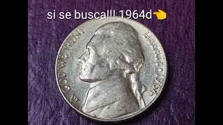โ๏ธIt's not silver!! But it's worth money ๐ค๐ต1964d five-cent coin, see why