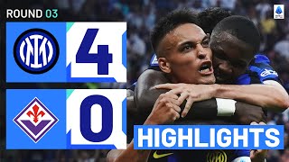 Inter-Fiorentina 4-0 | Lautaro and Thuram shine for Nerazzurri: Goals \& Highlights | Serie A 2023\/24