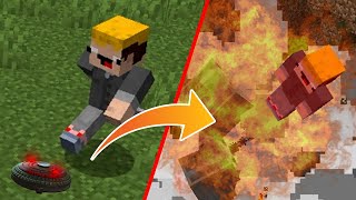 How To Make Hidden Exploding Mines in Minecraft