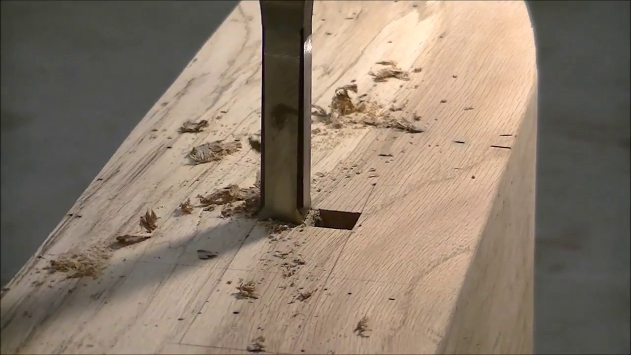 Drilling A Square Hole? Mortise And Tenon Joint. Building Furniture.