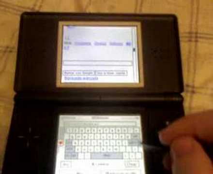 Internet En Nintendo Ds Lite Con Dsorganize Youtube