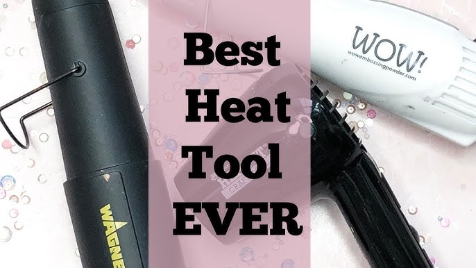 Review of what heat embossing tool to choose, great choices for cardmaking  and scrapbooking 