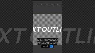 🖍️ How To Outline Letters In GIMP - GIMP Text Outline - GIMP Drop Shadow On Text | #Shorts