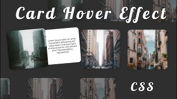 Card Hover Effect | Cool Hovering Effect | Pure CSS | HTML | Techy Programmers