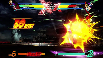 Evil Ryu Mod - S. Tatsu Corner Combo - Ultimate Marvel Vs. Capcom 3