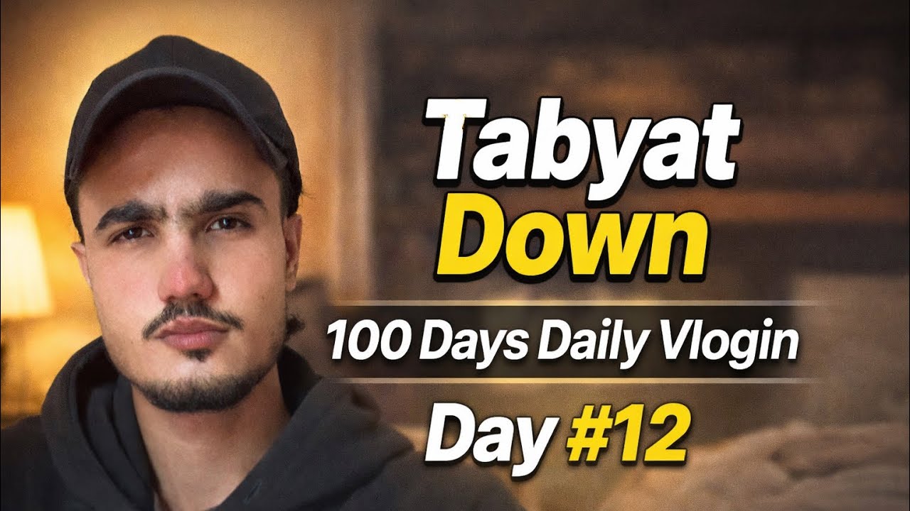 Tabyat Down 😔 | Barat Ke Baad Bohat Thak Gaya | 100 Days Daily Vlogging Day #12