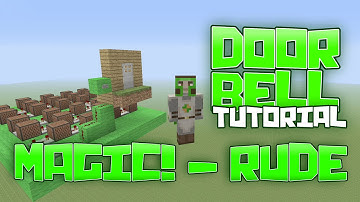 MAGIC! - Rude Noteblock Door Bell "Tutorial" Minecraft XBOX/PS/PC