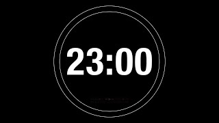 23 Minute Timer - 1380 Second Timer Countdown with progress ring (4K)