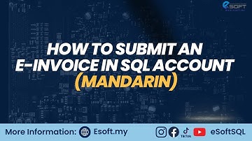 HOW TO SUBMIT E INVOICE (MANDARIN)