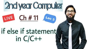 if else if statement in C in Urdu/Hindi | 2nd year computer chapter 11 | ICS Part 2