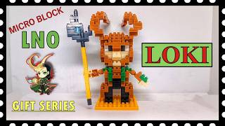 🔥 Construyendo a LOKI en Miniatura 🟢⚡ | Microblock LNO GIFT SERIES (240 Piezas) + Resultado ÉPICO