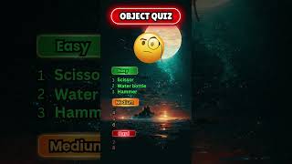 Only Geniuses Can Identify These 8 Objects in 0.1 Seconds! 🔍🔥 #shorts  #trivia