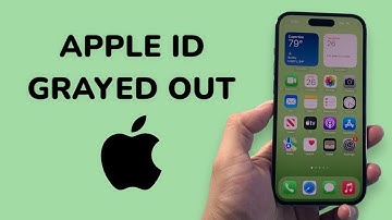 How To Fix Apple ID Grayed Out In Settings