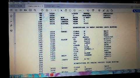 SIC and SICXE text  book problem From Maya B S BIT