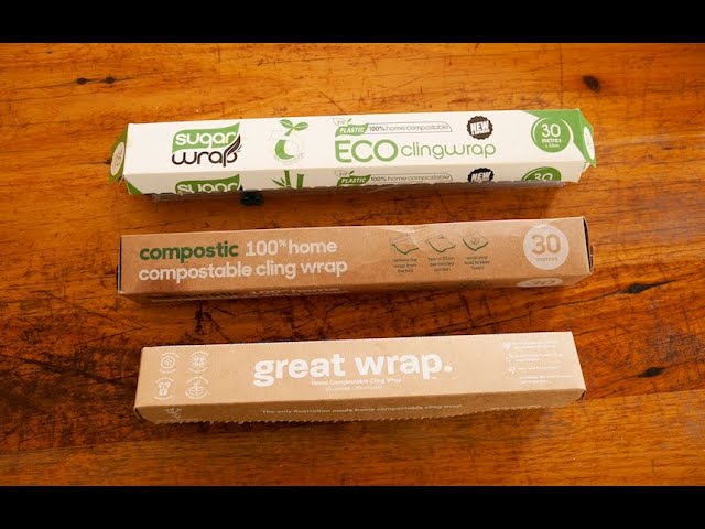 20 ROLLS) Food Cling Wrap Compostable – NATUREZWAY