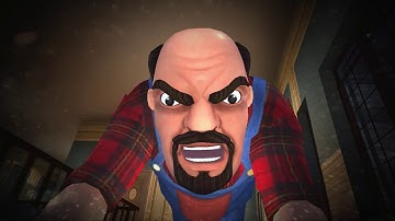 Scary Stranger 3D - Gameplay Walkthrough Part 4 Shotgun Disaster Level (Android, iOS)