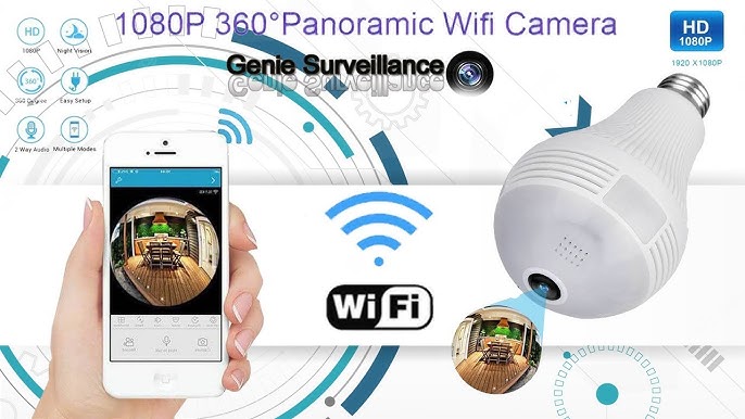 Caméra cachée sans fil, Mini caméra WiFi 1920x1080P, Nanny Cam pour la  sécurité de la maison (