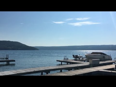 KEUKA LAKE: at Hammondsport and Penn Yan in New York's Finger Lakes Region