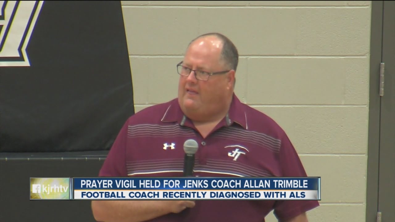 Jenks helds prayer vigil for football coach