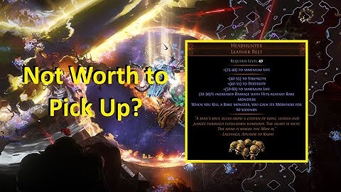 [3.24] Is Your POE Loot Filter Strict Enough? Why I Hide Headhunter