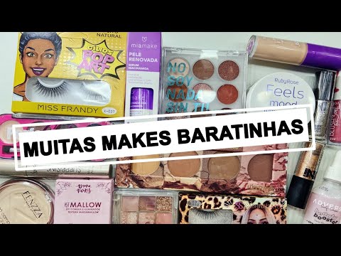 LOTS OF AFFORDABLE MAKEUP HAUL FROM 25 DE MARÇO