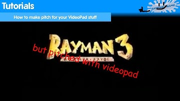 How to make pitch for your VideoPad Stuff | Tutorials