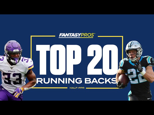 Top 20 Running Back Rankings (Half PPR