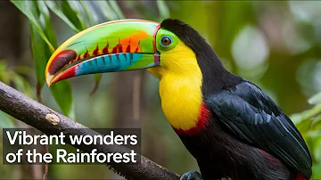 Keel-Billed Toucan: The Rainbow-Billed Beauty of the Rainfores | Nature Documentary
