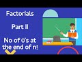 Factorials | Part II | IGP in n! |#CAT #XAT #QuantitativeAptitude #NMAT #IIFT #SNAP #Numbers