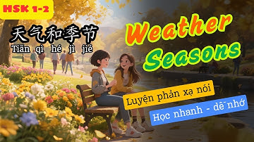 Luyện Nói Phản Xạ Tiếng Trung | Thời Tiết & Các Mùa | HSK 1–2