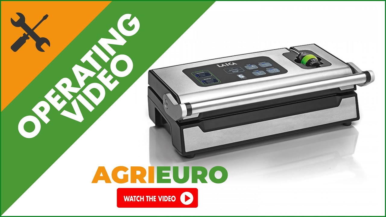 Laica VT3240 XPro Vacuum Sealer double sealing bar Operating video