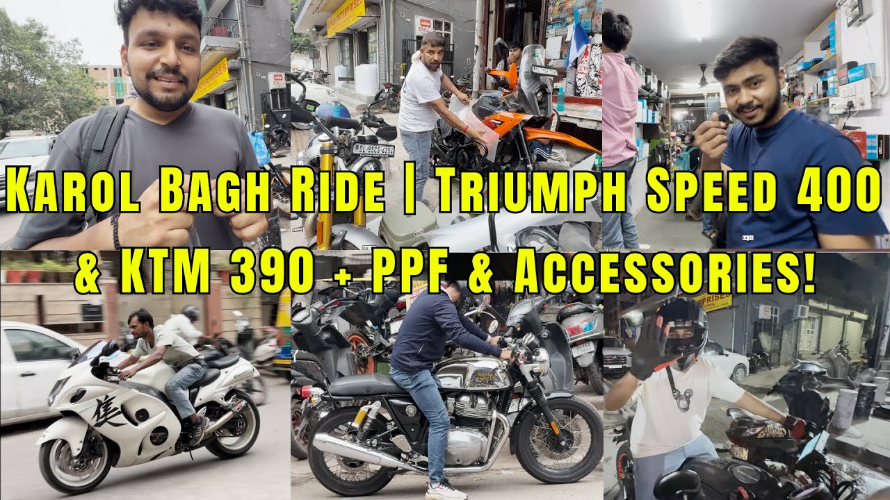 Triumph Scrambler 400X & KTM Adventure 390 2025 + PPF & Accessories cost Karol Bagh