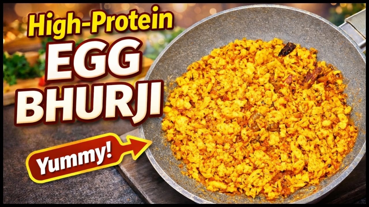 Gym Breakfast? Try This High-Protein Egg Bhurji!