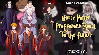 Harry Potter Proffesors React To Harry | Philosopher's stone | Gacha React Net Worth