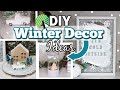 NEW Dollar Tree DIYS for a Winter Wonderland! | Dollar Tree Winter Decorating | Krafts by Katelyn