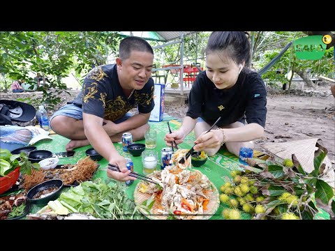 SAPA TV | HÁI CHÔM CHÔM MĂNG CỤT THƯỞNG THỨC CÁC MÓN ĂN DÂN DÃ MIỆT VƯỜN MIỀN TÂY