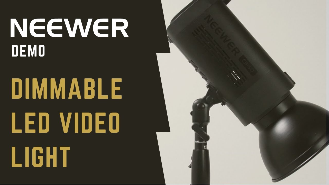 Neewer Demo | Neewer CB150 150W 5600K Dimmable LED Video Light | How-to  Guide