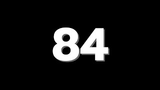 84 Second Countdown Timer With Sound Effect