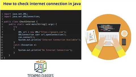 #java #program #UrlConnection #url  How to check internet connection in java code?