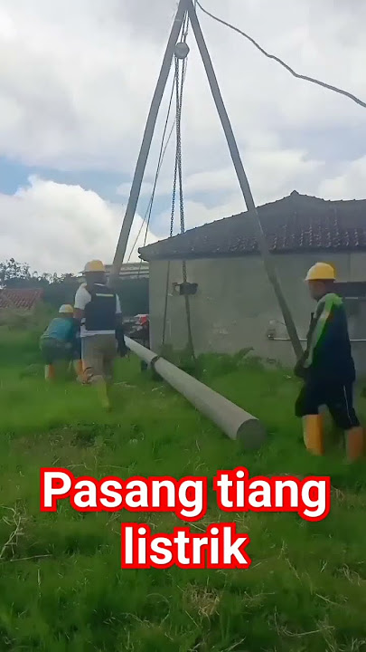 pasang tiang listrik