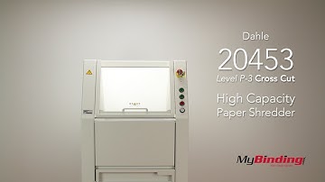 Dahle 20453 Level 3 Cross Cut High Capacity Paper Shredder
