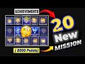 🔥 20 Easy Hidden Achievement Missions Complete &amp; Get 8000 Points Fast! Free Fire Easy Tricks