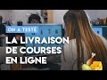 Livraison de courses  on a test 5 sites 