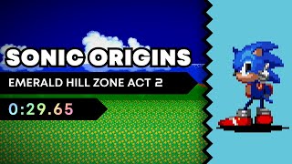 Sonic Origins - Emerald Hill Zone 2 (Sonic) in 29.65
