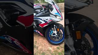 BMW S1000RR Cold Start w/ @brocksperformance Full Exhaust - Villain_S1K (IG) #bmws1000rr #bikelife