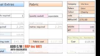 Tutorial:  Roman Blind Calculator