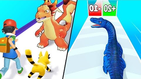 Monster Squad Rush | Dinosaur Evolution Dino Run / All Level Gameplay: Android,iOS - NEW MEGA UPDATE