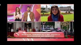 Helen Wade Reporting On Trooping The Colour 15624